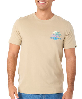 Thumbnail 1: Quiksilver Men's Solid Logo Graphic Tee 