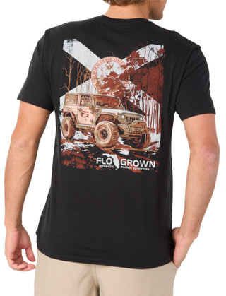 Thumbnail 2: FloGrown Men's Outdoor Muddy Jeep Graphic Tee  