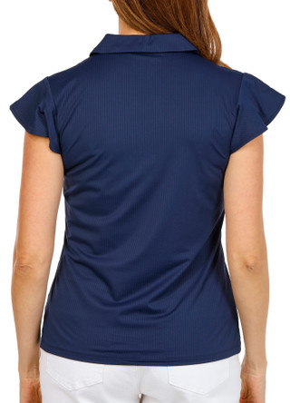 Thumbnail 3: Lillie Green Women's Flutter Sleeve Square Knit Top 