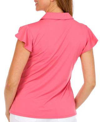 Thumbnail 3: Lillie Green Women's Flutter Sleeve Square Knit Top 