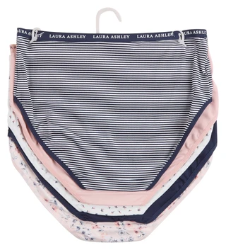 Thumbnail 2: Laura Ashley Women's 5 Pk Brief Panties  