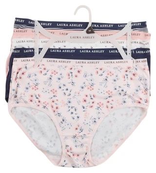 Thumbnail 1: Laura Ashley Women's 5 Pk Brief Panties  