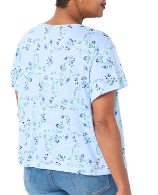 Thumbnail 2: Blue Sol Blue Sol Plus Framed Floral Crop Top 