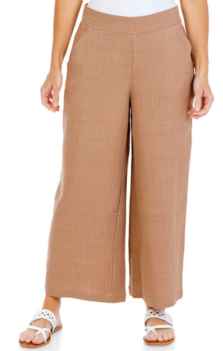 Thumbnail 1: MAX STUDIO Women's Wide Leg Crop Pants 