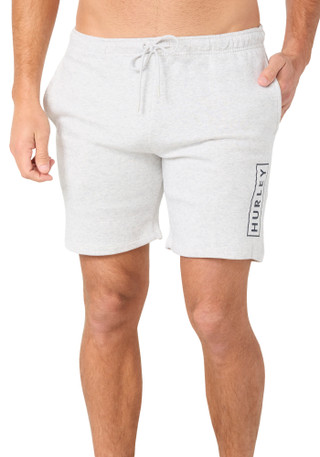 Thumbnail 1: Hurley Men's Boxed Logo Fleece Shorts 