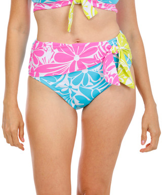 Thumbnail 2: Bleu Rod Beattie Women's High Waist Tie Drape Swim Bottoms 