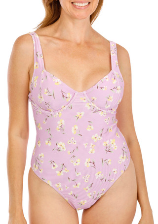 Thumbnail 1: BILLABONG Juniors Peaceful Petals One Piece Swimsuit 