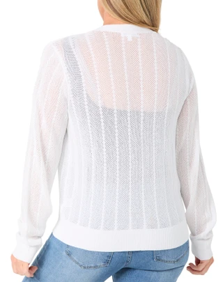 Thumbnail 2: Kathy Ireland Women's Long Sleeve Textured Shrug 
