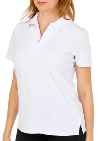 Thumbnail 1: Coral Bay Golf Coral Bay Golf Women's Short Sleeve Freeline 1/4 Zip Polo Top 