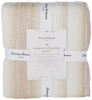 Thumbnail 4: TOMMY BAHAMA Full/Queen 3 Pc La Prisma Quilt Set 