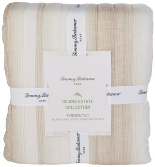 Thumbnail 1: TOMMY BAHAMA Full/Queen 3 Pc La Prisma Quilt Set 