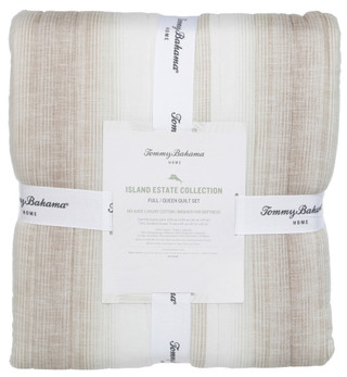 Thumbnail 2: TOMMY BAHAMA Full/Queen 3 Pc La Prisma Quilt Set 