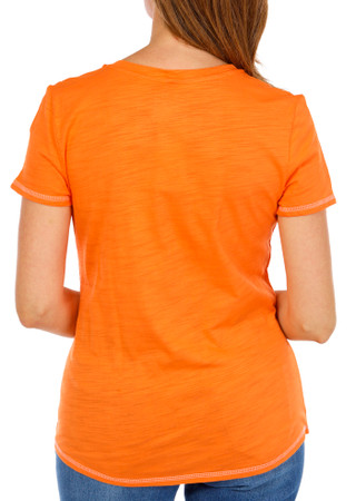 Thumbnail 2: Blue Sol Women's V-Neck Luxey Solid Top 