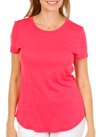 Thumbnail 2: Blue Sol Women's Scoop Neck Luxey Top 