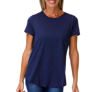 Thumbnail 1: Blue Sol Women's Scoop Neck Luxey Top 