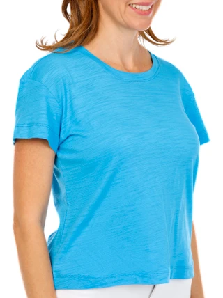 Thumbnail 3: Blue Sol Blue Sol Women's Crop Luxey Solid Top 