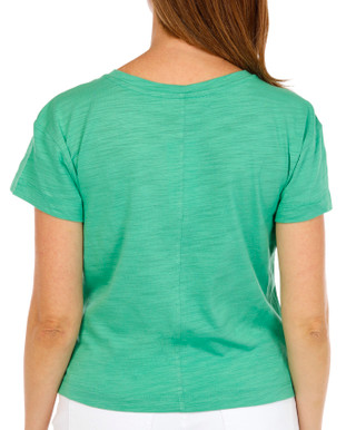 Thumbnail 3: Blue Sol Blue Sol Women's Crop Luxey Solid Top 