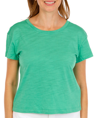 Thumbnail 1: Blue Sol Blue Sol Women's Crop Luxey Solid Top 