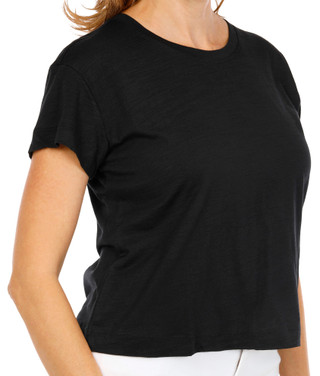 Thumbnail 4: Blue Sol Women's Crop Luxey Solid Top 