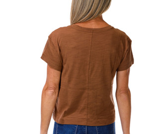 Thumbnail 2: Blue Sol Women's Crop Luxey Solid Top 