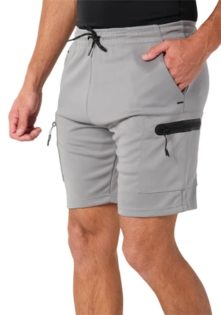 Thumbnail 3: Modern Culture Men's Solid Tech Cargo Shorts 