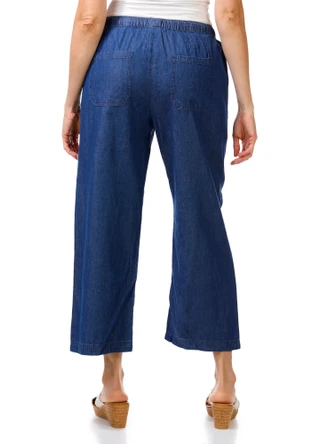 Thumbnail 3: Dash Women's Solid String Tie Capris 