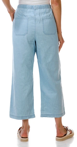 Thumbnail 2: Dash Women's Solid String Tie Capris 