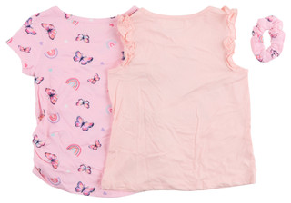 Thumbnail 2: Btween Little Girls 2 Pk Butterfly Tops 