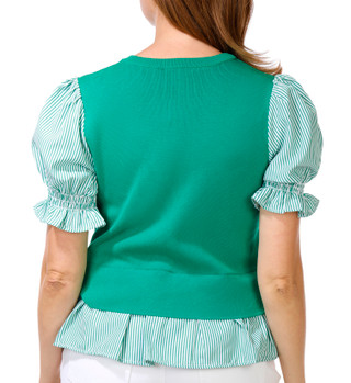 Thumbnail 2: Nanette Lepore Women's Short Sleeve 2Fer Top 