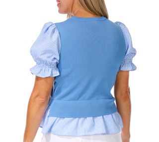 Thumbnail 3: Nanette Lepore Women's Short Sleeve 2Fer Top 