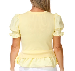Thumbnail 3: Nanette Lepore Women's Short Sleeve 2Fer Top 