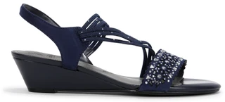 Thumbnail 2: IMPO Womens Galaxy Jeweled Wedge Sandals 