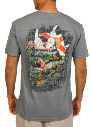 Thumbnail 1: REEL LEGENDS Men's Swamp Life Graphic T-Shirt 