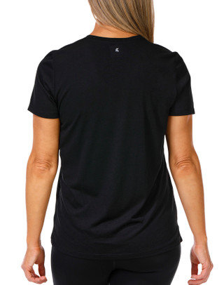 Thumbnail 2: KYODAN Women's Active Short Sleeve V-Neck Top 