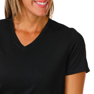 Thumbnail 3: KYODAN Women's Active Short Sleeve V-Neck Top 