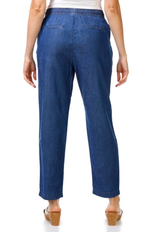 Thumbnail 2: Dash Women's Solid, String Tie Pull On Pants 