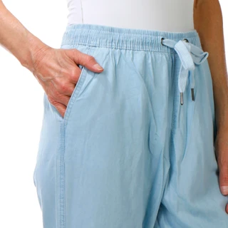 Thumbnail 3: Dash Women's Solid, String Tie Pull On Pants 