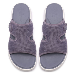 Thumbnail 2: Clarks Womens Solevana Mist Slip-On Wedge Sandals 