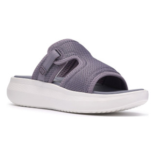 Thumbnail 1: Clarks Womens Solevana Mist Slip-On Wedge Sandals 