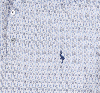 Thumbnail 4: TAILORBYRD Men's Bottoms Up Printed Golf Polo Shirt 
