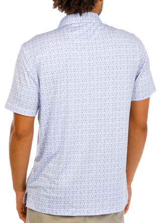 Thumbnail 6: TAILORBYRD Men's Bottoms Up Printed Golf Polo Shirt 