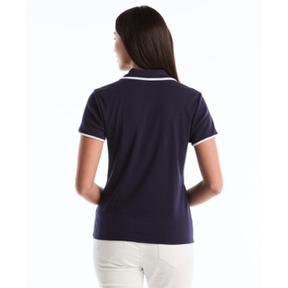 Thumbnail 7: Rafaella Womens Contrast Trim Johnny Collar Polo Top 