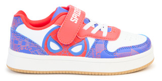 Thumbnail 5: Marvel Boys Spiderman Velcro Court Shoe 