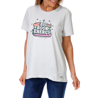 Thumbnail 1: Life is Good Women's Book Graphic Tee  