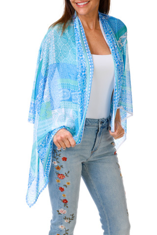 Thumbnail 1: Bleu Rod Beattie Women's Chiffon Pareo Cover Up 