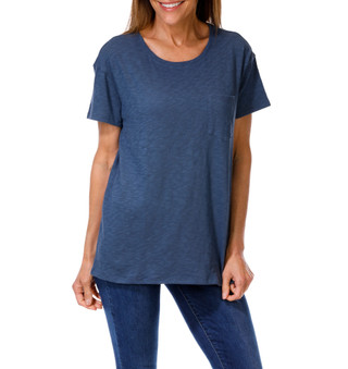 Thumbnail 1: Life is Good Women's Solid Pocket Front Top   