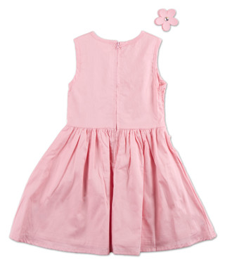 Thumbnail 2: Nannette Little Girls Sleeveless 2 Pc Floral Dress & Clip Set  