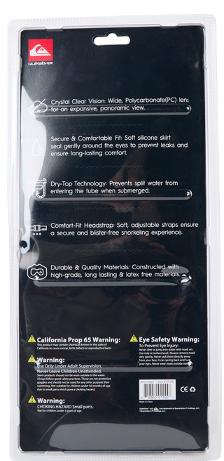 Thumbnail 3: Quiksilver Adult Size Snorkeling Set 