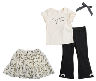 Thumbnail 1: Nannette Little Girls 4 Pc Pant & Skirts Set  