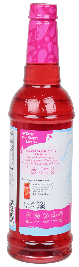 Thumbnail 2: Jordan's Skinny Mixes 25.4 oz Strawberry Skinny Syrup 